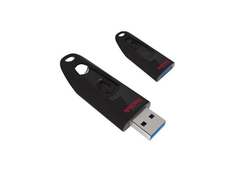 SANDISK PENDRIVE 32GB ULTRA USB 3.0 NEGRO 80 MB/ s CIFRADO DATOS 128BITS SDCZ48-032G-U46