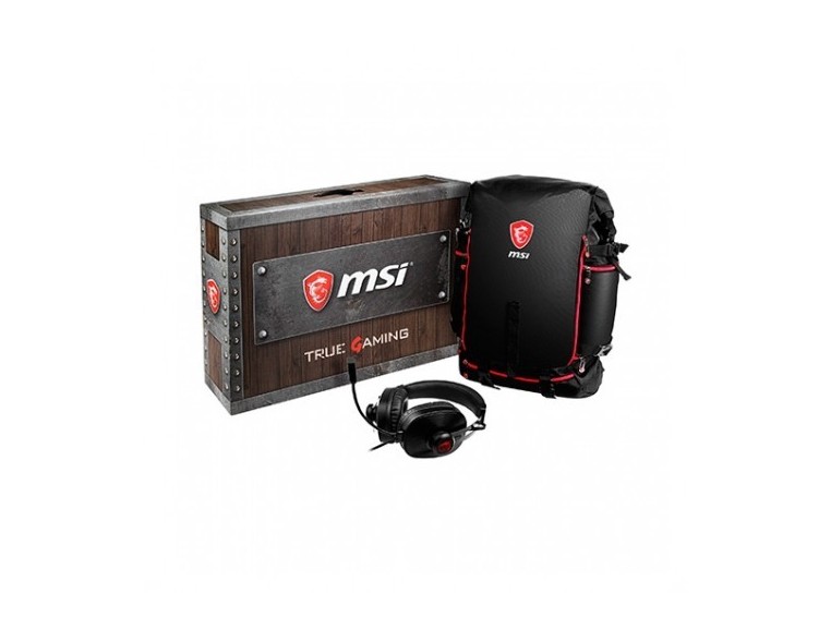 Pack MSI Loot Box GT RTX Gaming Incluye Caja Regalo Mochila Auriculares