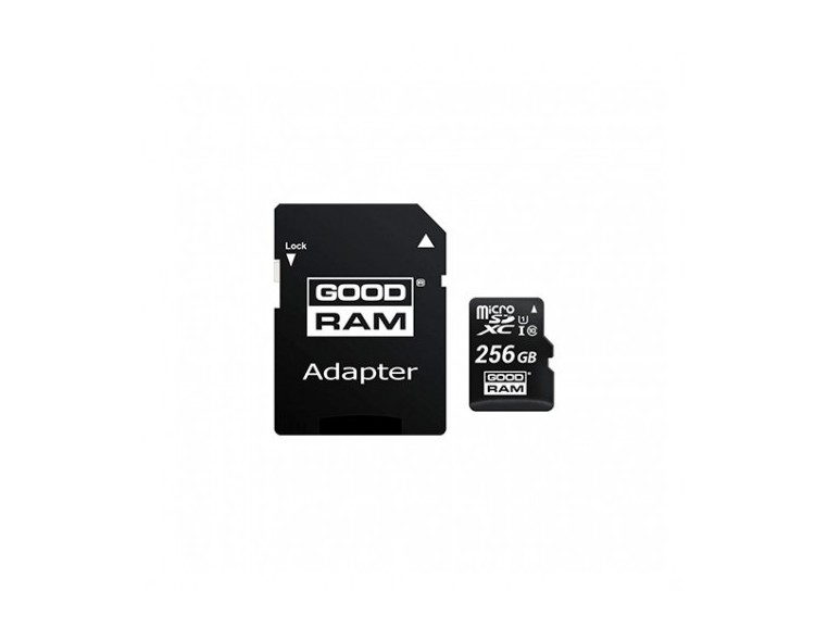 Memoria Micro SD 256 GB Goodram M1AA CL10 UHS-I Incluye Adaptador