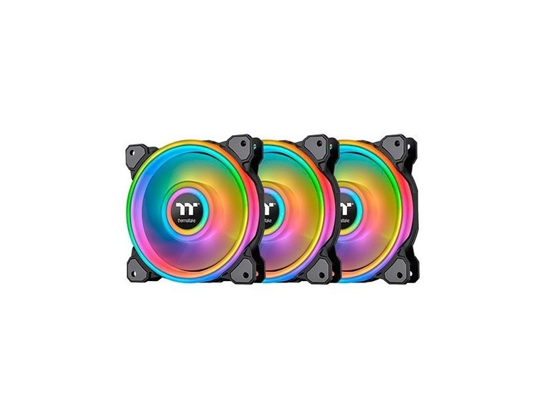 Ventilador Thermaltake Ring Quad RGB Pack 3 Unidades