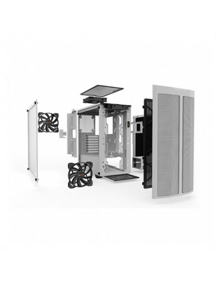TORRE ATX BE QUIET! PURE BASE 500DX WHITE TIRA LED ARGB FRONTAL/CRISTAL TEMPLADO/3X VENT 140 BGW38
