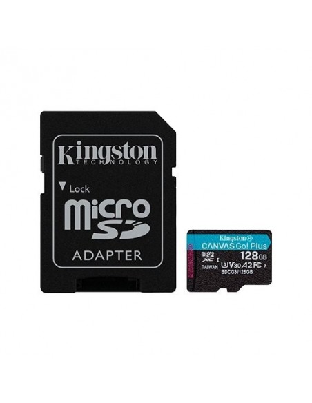 Tarjeta Micro SDXC 128GB Kingston Canvas GO UHS-I CL10
