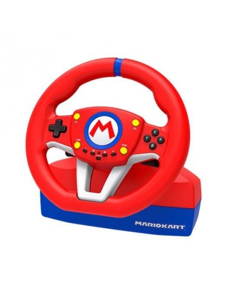 Volante Hori Mario Kart Racing Wheel Pro Mini Incluye Pedales Compatible con PC/Nintendo Switch