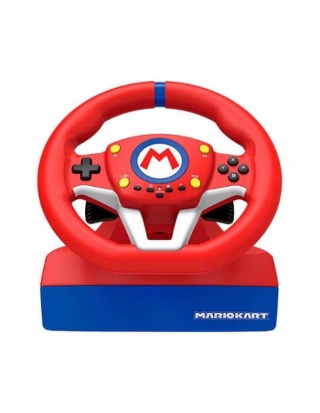 Volante Hori Mario Kart Racing Wheel Pro Mini Incluye Pedales Compatible con PC/Nintendo Switch