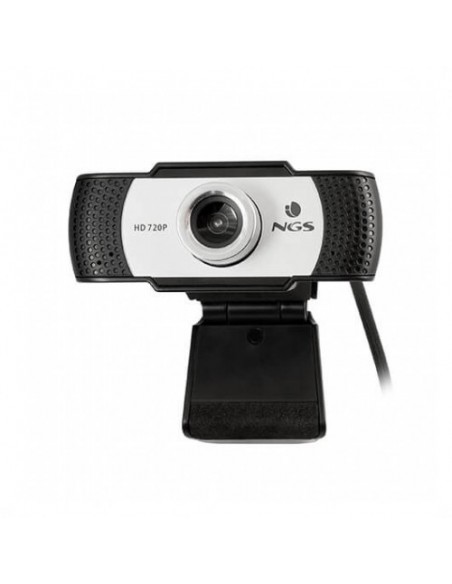 Webcam NGS Xpress Cam 720 1Mpx Negro con Micrófono incorporado
