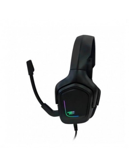 AURICULARES MICRO KEEP OUT GAMING HX601 NEGRO RGB LIGHTING/PC/PS4/PS5/XBOX ONE HX601