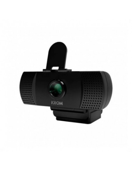 Webcam Krom Kam 1080p FullHD Micrófono incorporado y Trípode