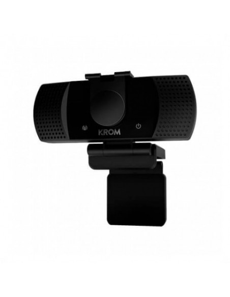 Webcam Krom Kam 1080p FullHD Micrófono incorporado y Trípode