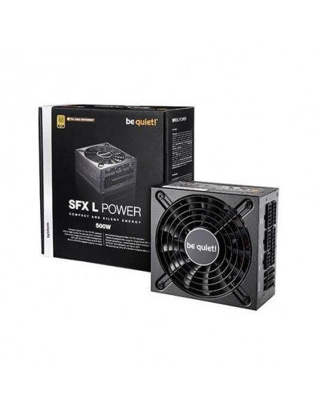 FUENTE SFX 500W BE QUIET SFX-L POWER 80+ GOLD/FULL MODULAR/VENT 120MM BN238