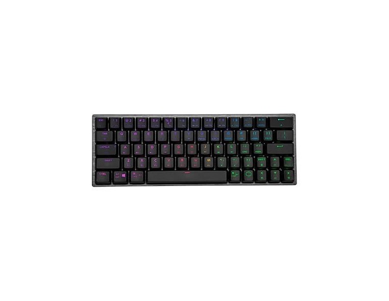 TECLADO MECANICO COOLERMASTER CK 622 RED SWITCH SPACE GRAY/RGB/USB/BLUETOOTH 4.0 SK-622-GKTR1-SP