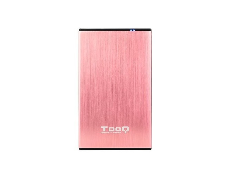 CAJA EXTERNA 2.5  USB 3.0 SATA TOOQ TQE-2527P ROSA
