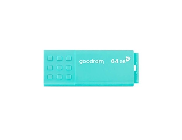 PENDRIVE 64GB USB3.0 GOODRAM UME3 CARE TURQUESA