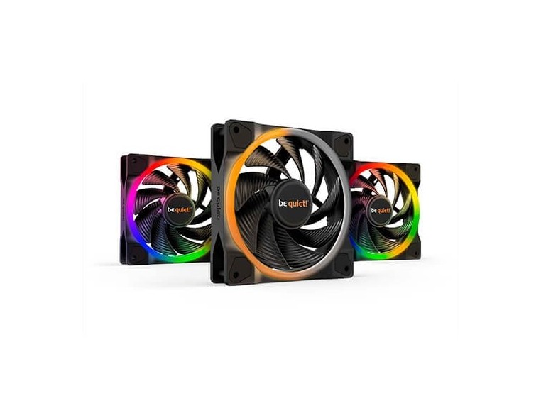 Ventilador Be Quiet Light Wings High Seed 12 Pack 3 Unidades RGB