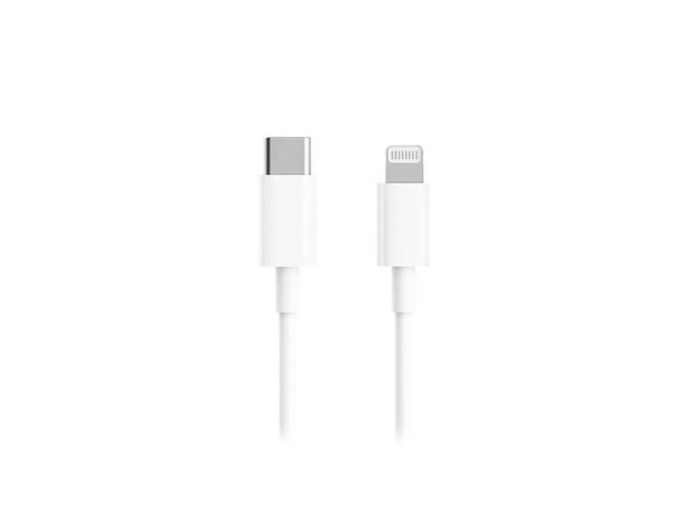 Cable USB Tipo C a Lightning MFI Xiaomi 1M Blanco para Apple