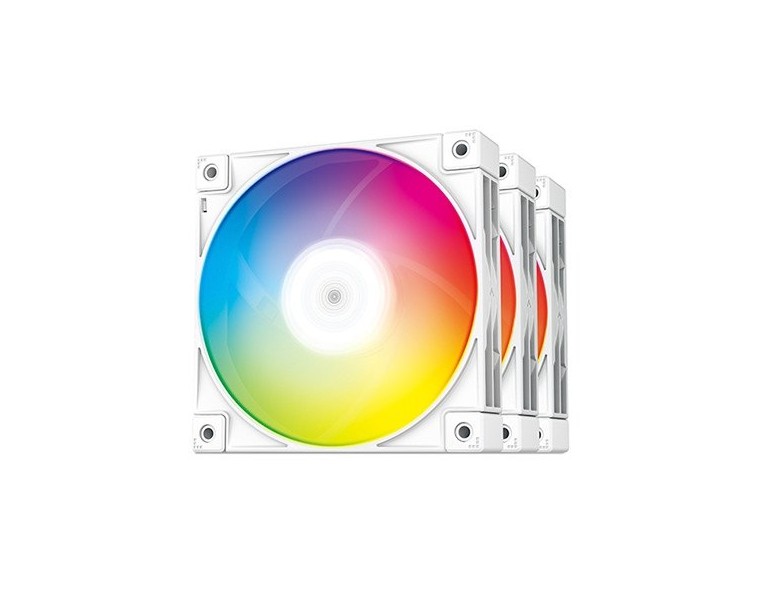 Ventola Deepcool FC120 A-RGB pacchetto 3 Bianco