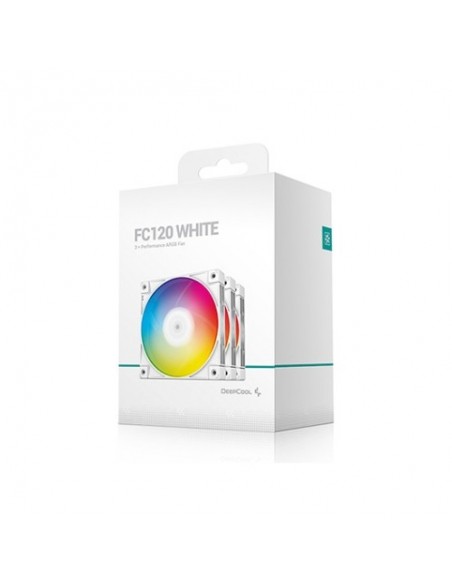 Ventola Deepcool FC120 A-RGB pacchetto 3 Bianco