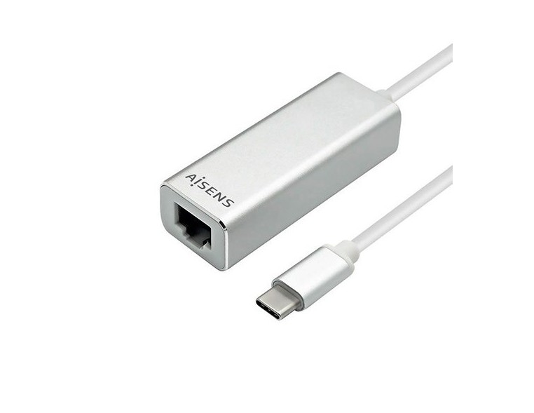 ADAPTADOR USB 3.1 GEN1 USB-C A RJ45 AISENS NEGRO