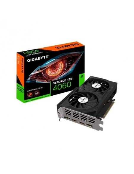 Tarjeta Gráfica Gigabyte RTX 4060 Windforce OC 8GB GDDR6