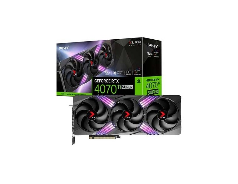 TARJETA GRÁFICA PNY RTX 4070TI SUPER 16GB XLR8 VERTO EPIC-