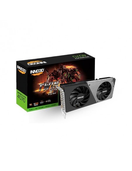 TARJETA GRÁFICA INNO3D RTX 4070 TWIN X2 12GB GDDR6